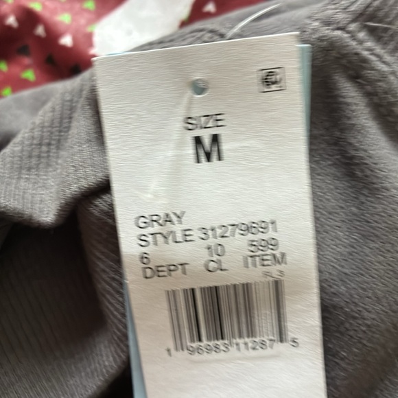 The Rolling Stones womens sz M Holiday Sweatshirt - Dark Gray and Red - Picture 4 of 5